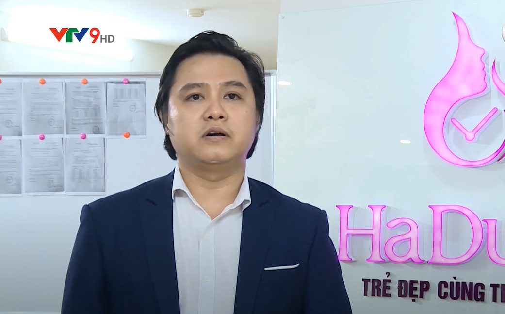 HTV9 đưa tin về chất lượng của kem Haduhi