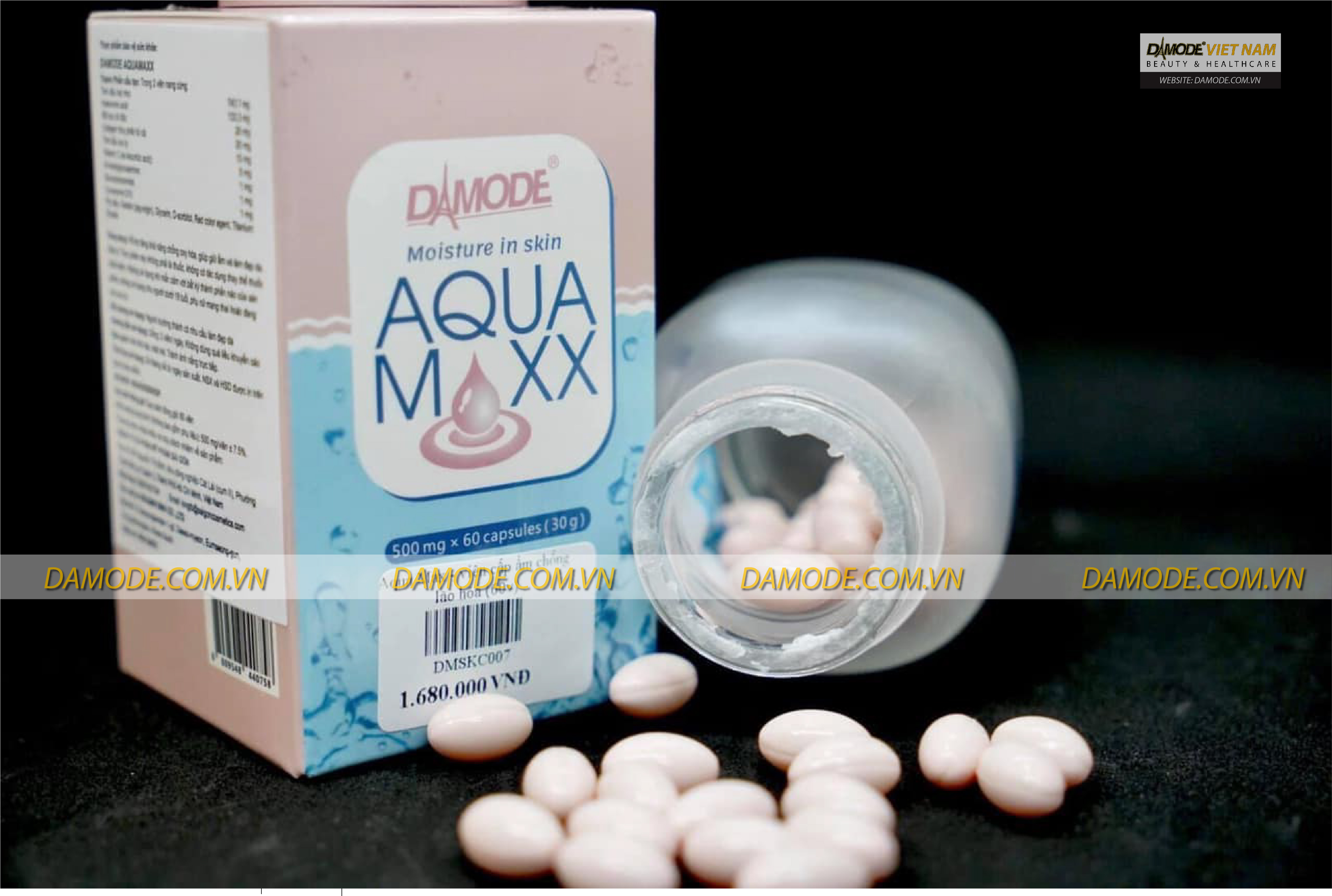 Viên uống cấp ẩm chống lão hóa Aqua Maxx